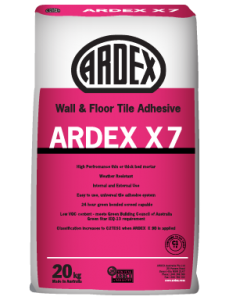 Ardex X7 White 20kg Cement Based Tile Adhesive | DMZ Tile Warehouse